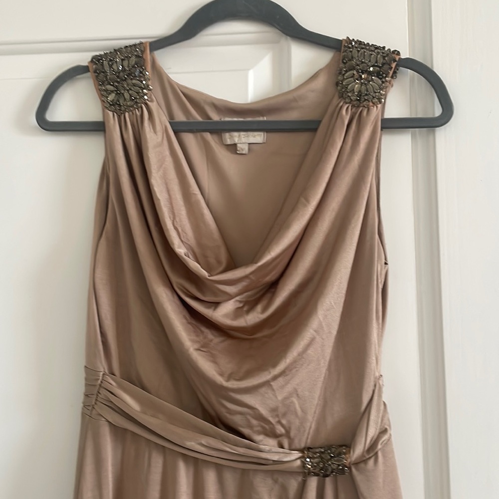 floor length Jennt Packham gown